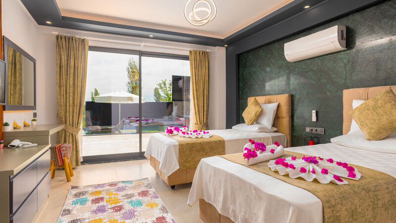 Antalya Kalkan İslamlar Mevkii 4 Kişilik Korunaklı Villa Kuzey SFR3000-2