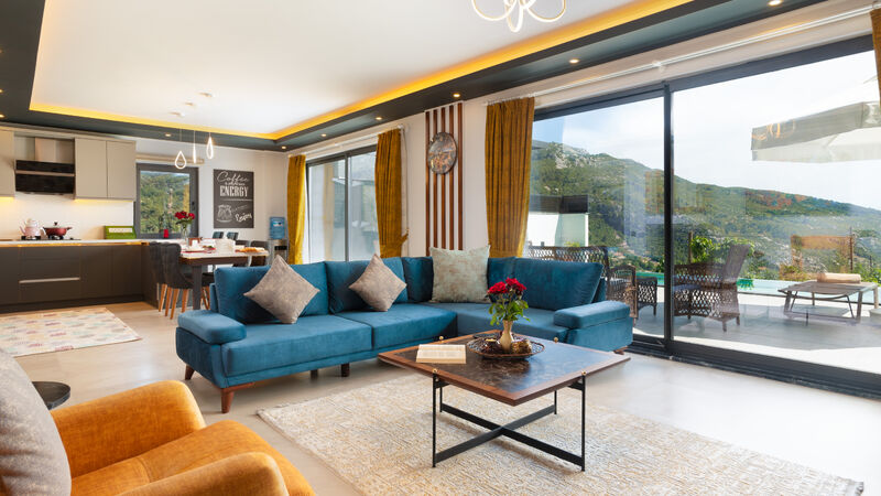 Antalya Kalkan İslamlar Mevkii 4 Kişilik Korunaklı Villa Kuzey SFR3000-2