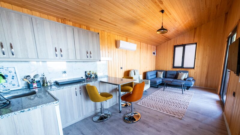 Sakarya Sapanca Nailiye 2 Kişilik Jakuzili Bungalov Göl Manzaralı SFRS1000-100